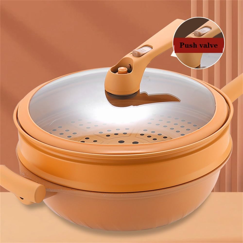 Popotte Wok en argile antiadhésif (Homepage)